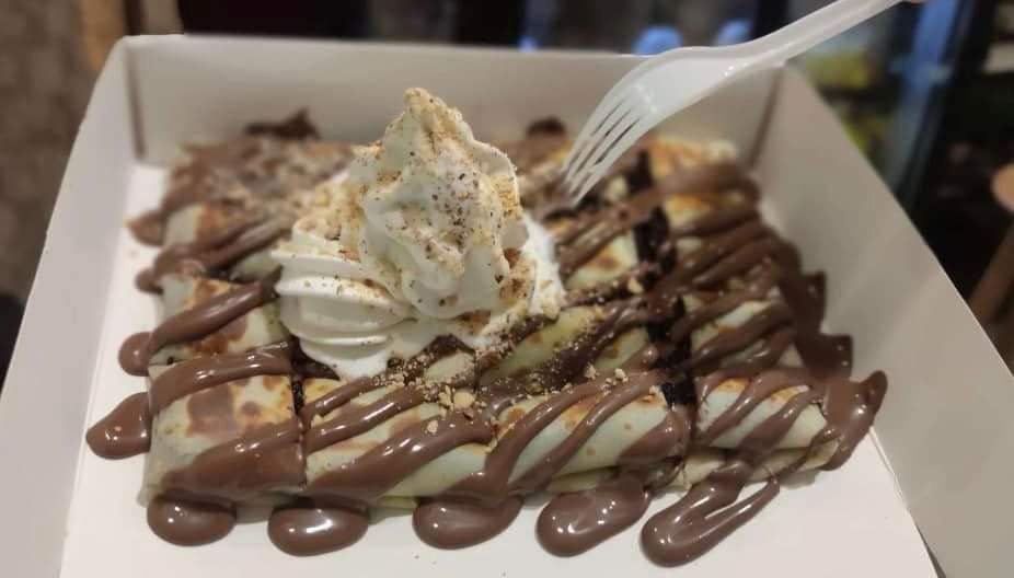 كريب حلو مع الايس كريم