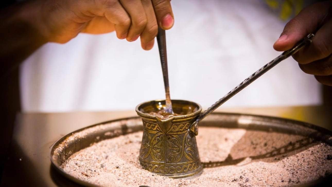 قهوة عربية عالرملة 